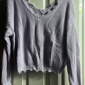 Jessica Simpson Lilac V-Neck Sweater